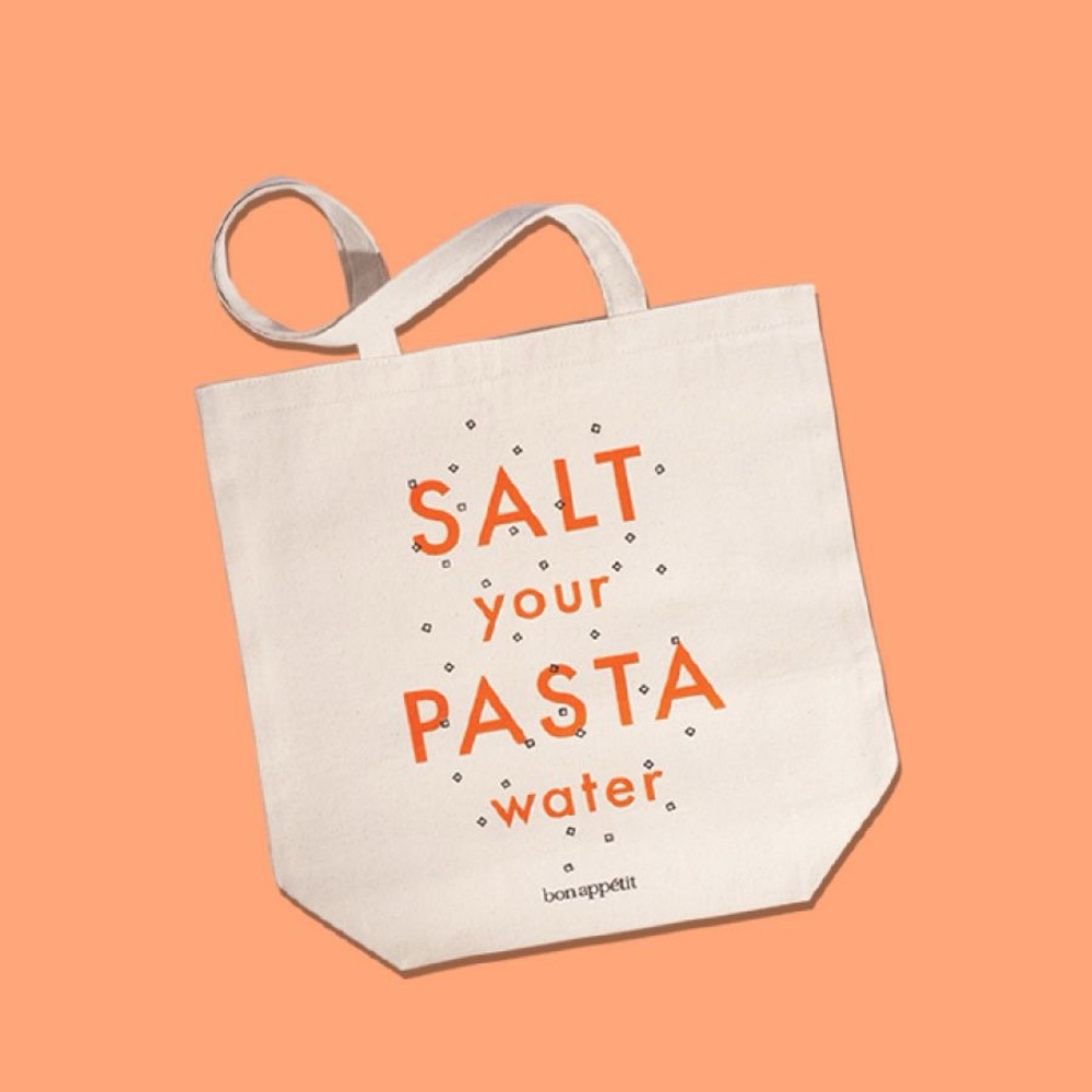 Salt your Pasta Water Tote from Bon Appetit